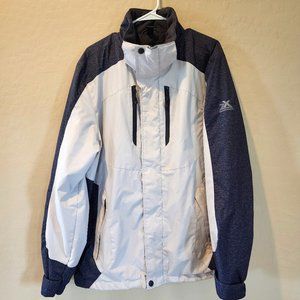 Zeroxposur Men's LARGE Gray Khaki Ski Snowboard Outerwear Cold Coat Jacket